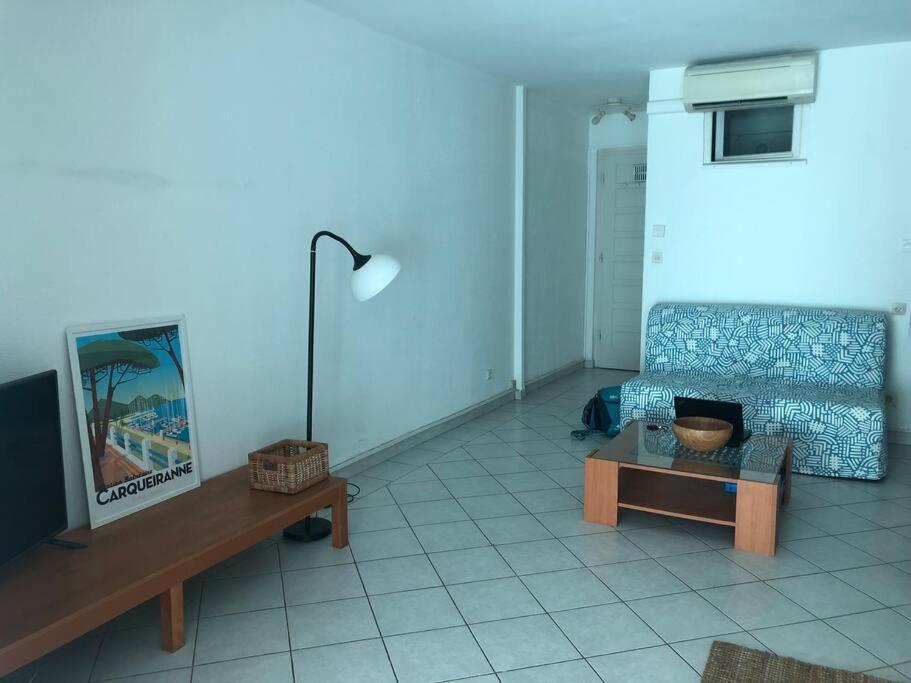 Grand Studio Veranda Et Terrasse Carqueiranne Exterior photo